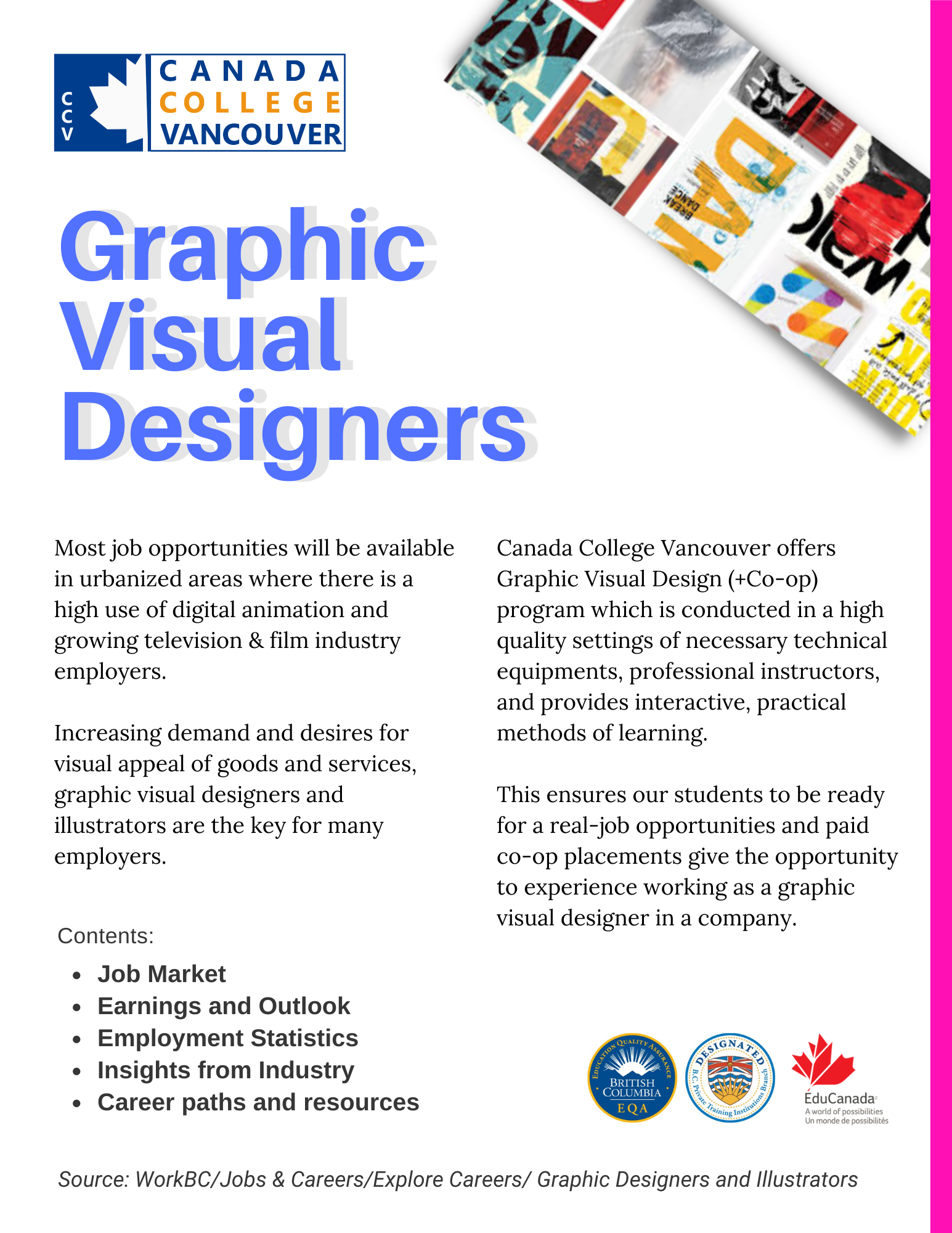 Insights to Graphic Visual Design field